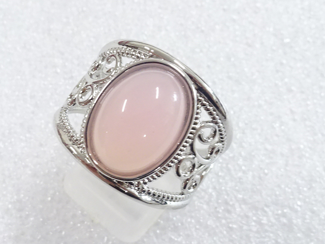 JAPANESE KIMONO / ANTIQUE COLORED STONE RING (SIZE 23)